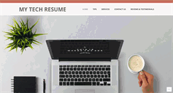 Desktop Screenshot of mytechresume.com