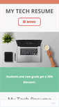Mobile Screenshot of mytechresume.com